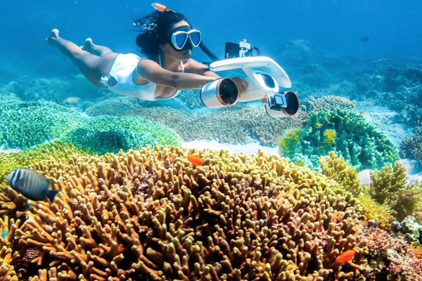 Underwater Scooter YAMAHA Seal Lặn Sâu Cùng Trẻ Underwater Scooter SUBLUE
